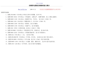创维彩电维修通病大全
