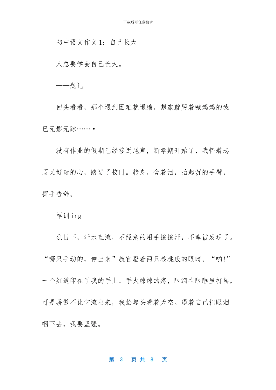 初中语文作文结构技巧-初中语文作文写作技巧_第3页