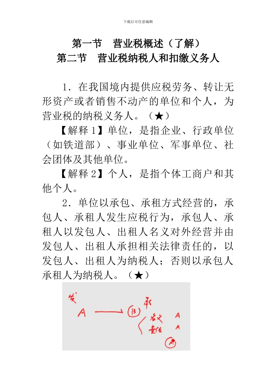 初级经济法·郭守杰基础班·第三章---营业税法律制度_第2页
