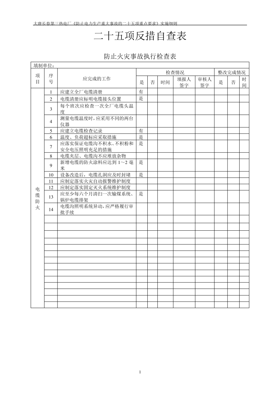二十五项反措自查表_第1页