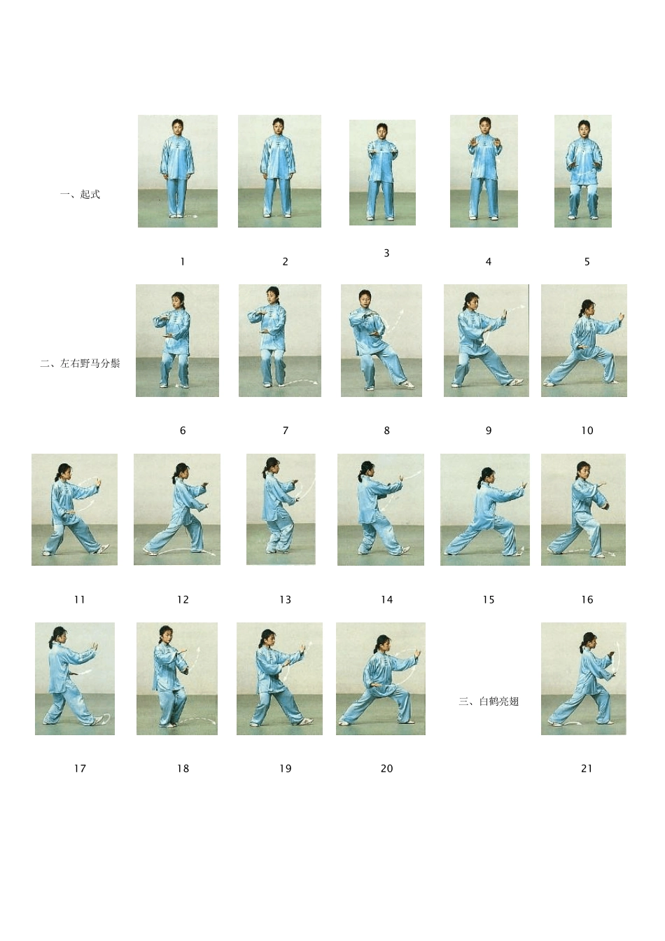 二十四式太极拳图谱_第1页