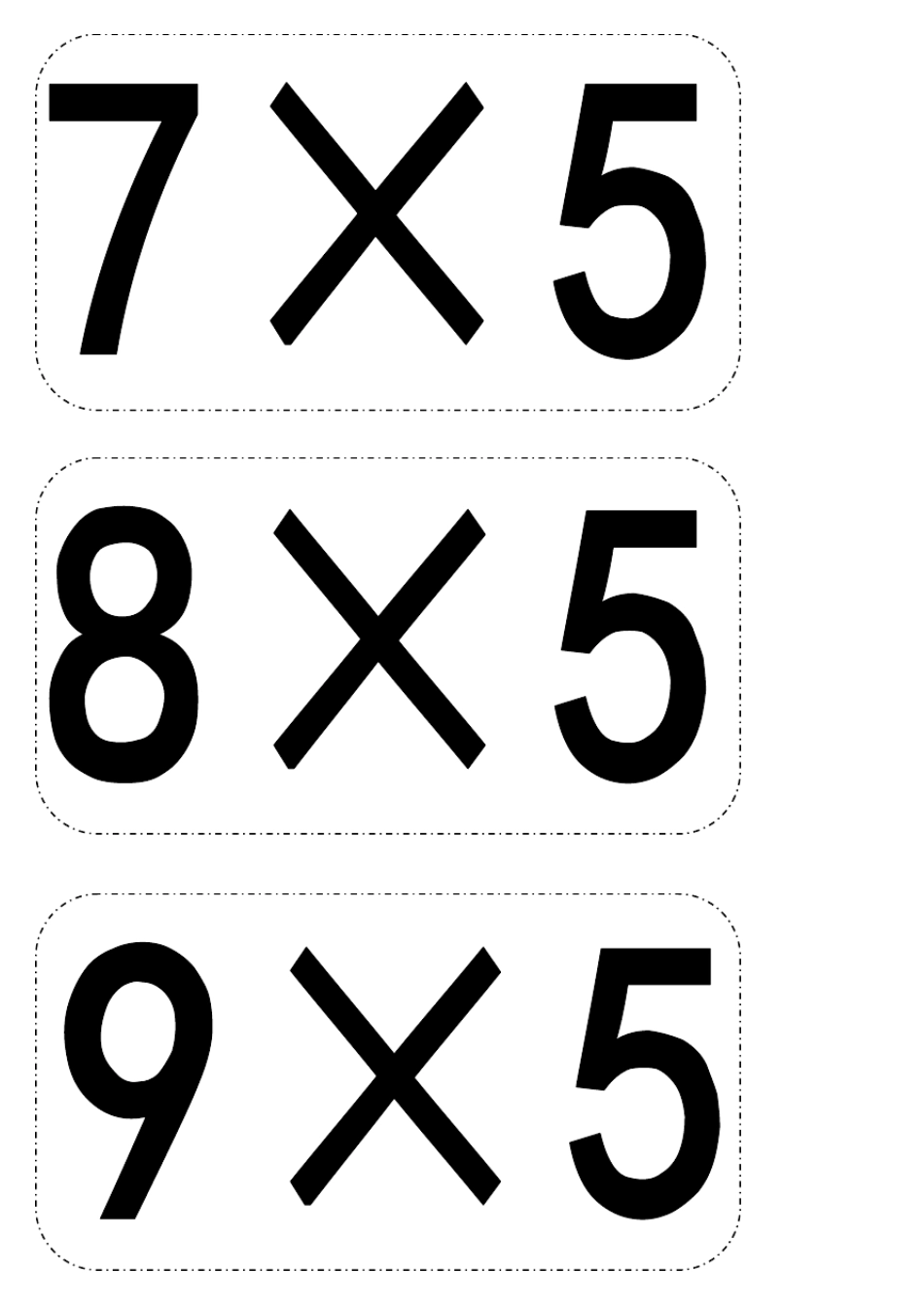 二年级(上)乘法口算卡片_第3页