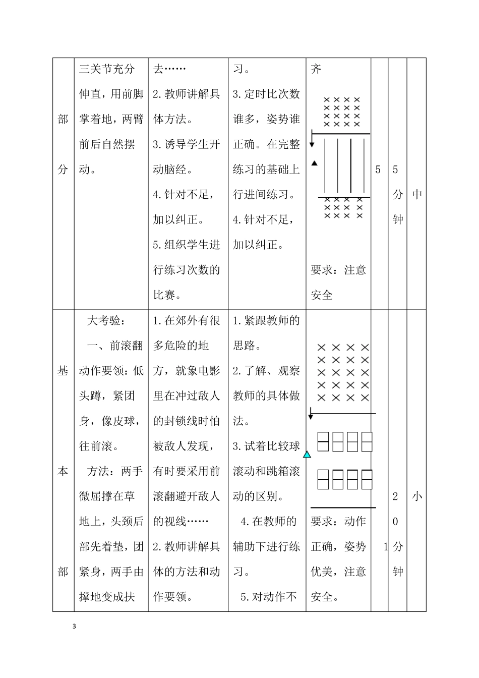 二年级上体育与健康教案_第3页