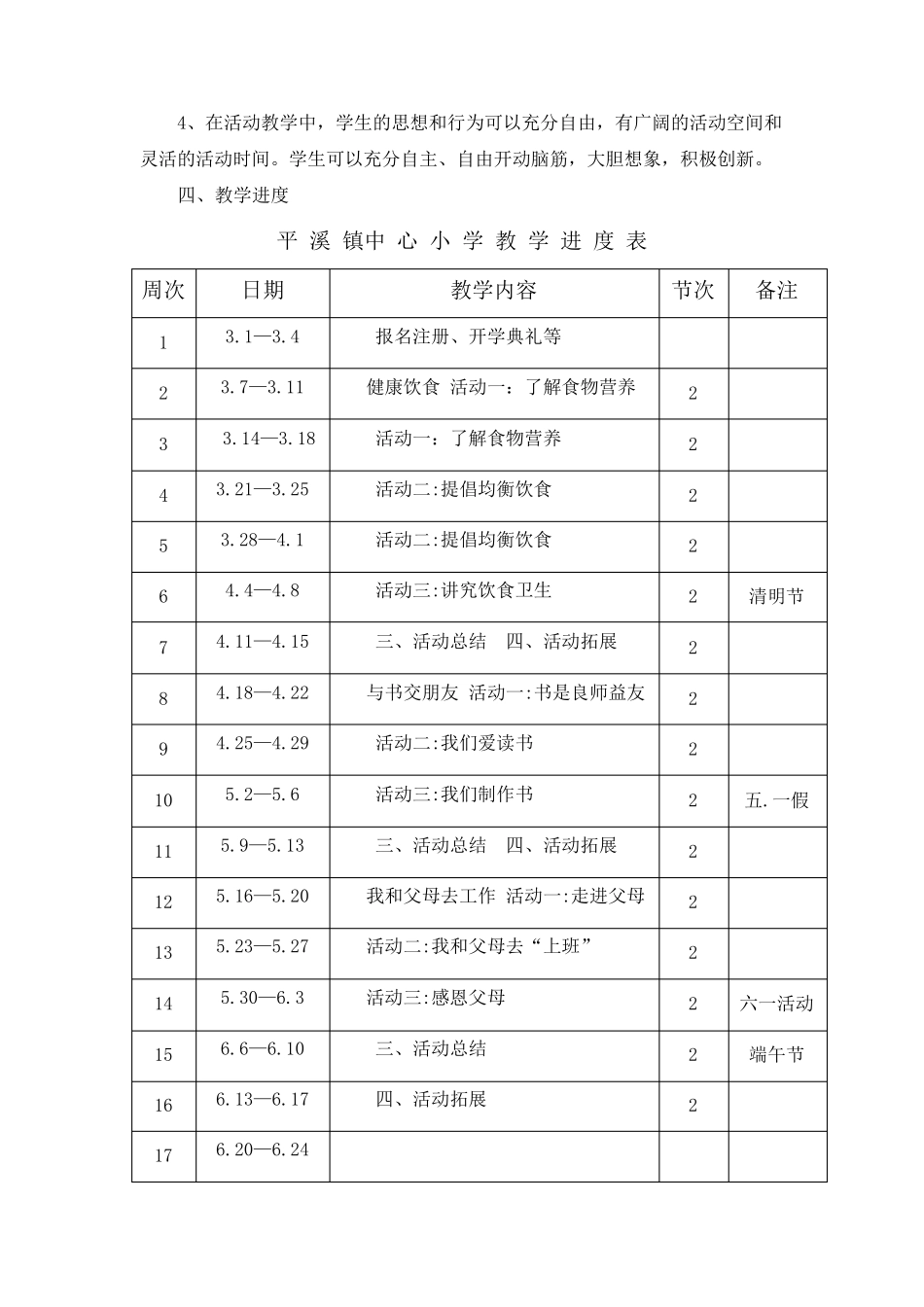 二年级下综合实践活动方案设计_第2页