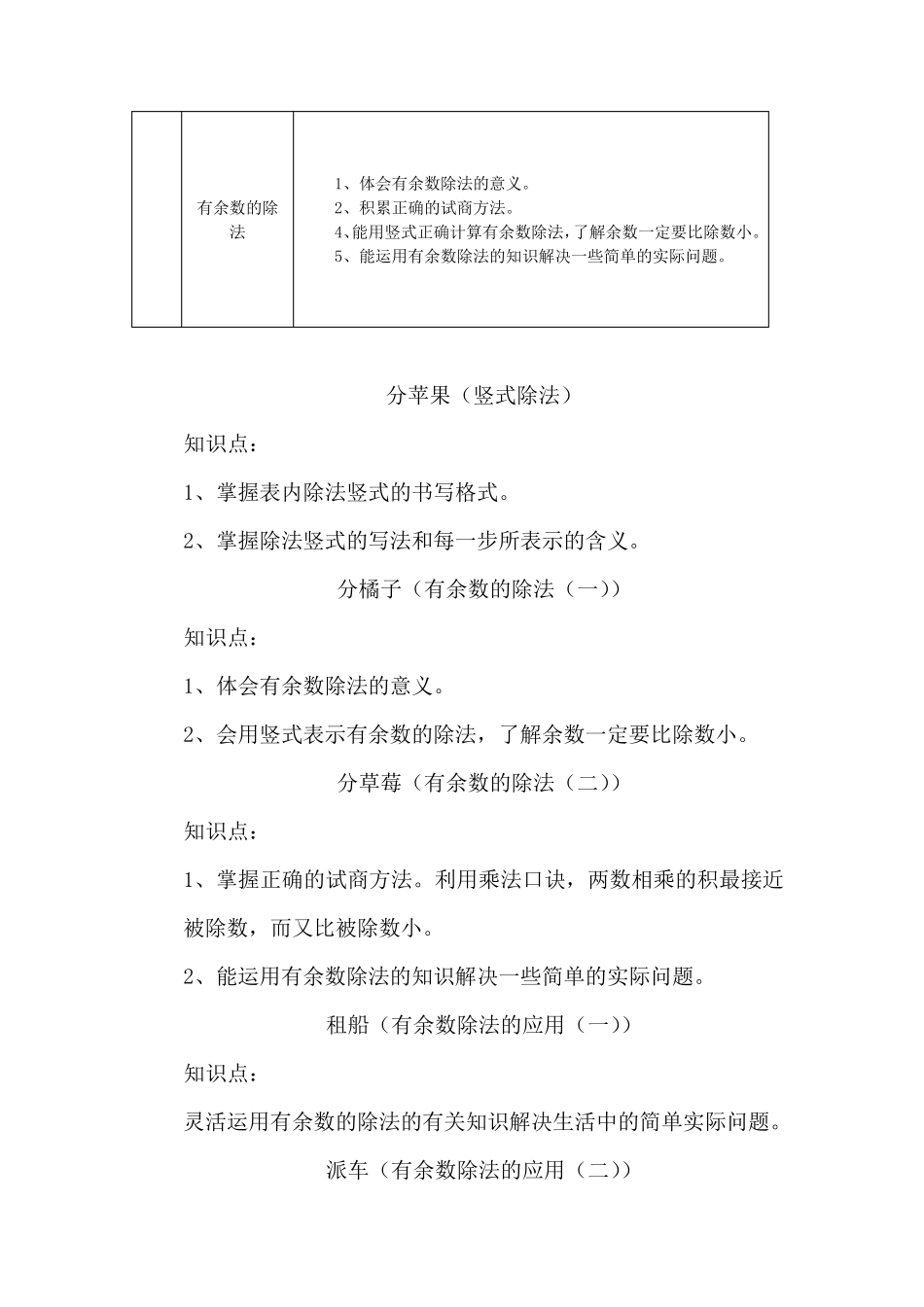 二年级数学下册知识点归纳(北师大版)_第2页