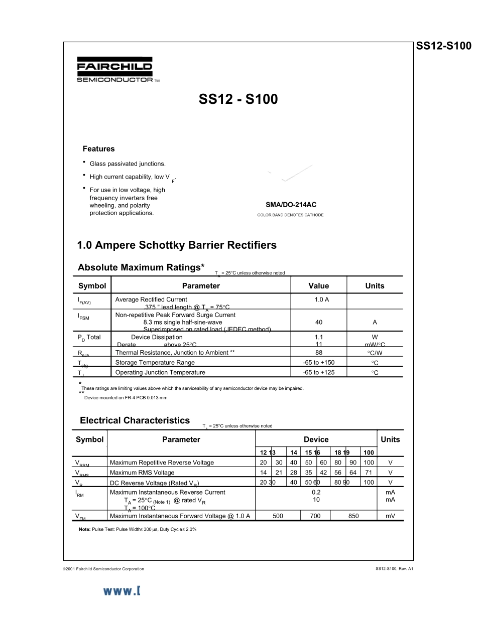 二极管datasheet_第1页