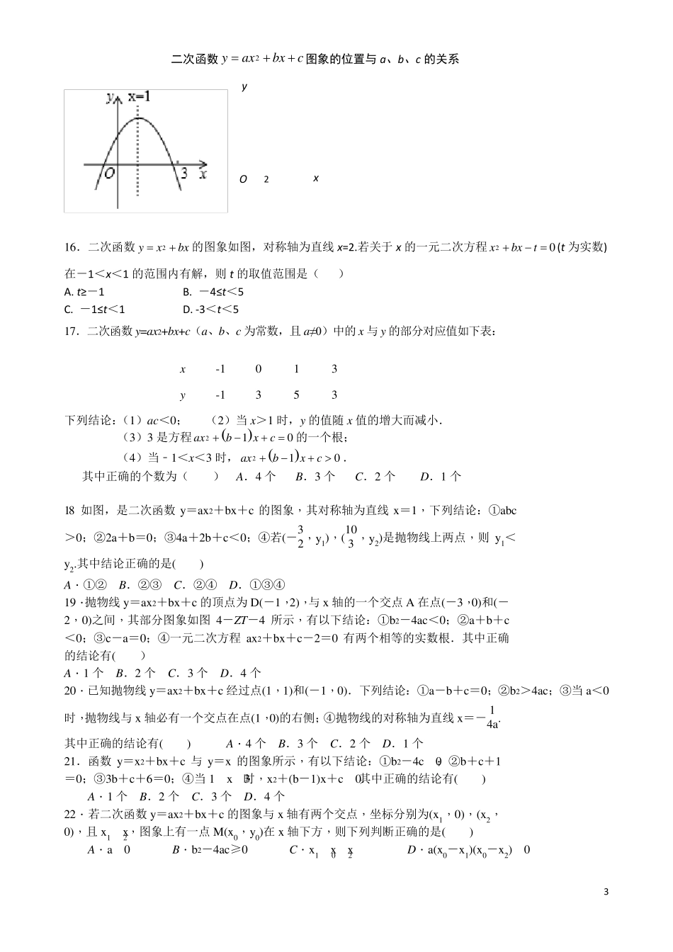 二次函数与abc的关系_第3页