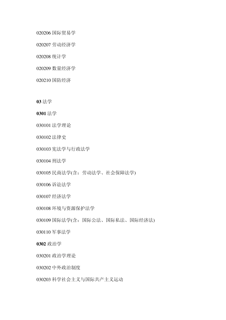 二级学科目录_第3页