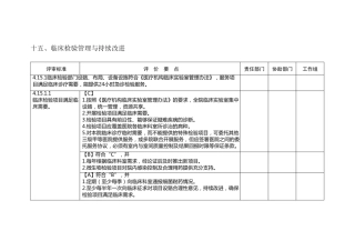 二级综合医院评审标准(2012年版)实施细则检验科