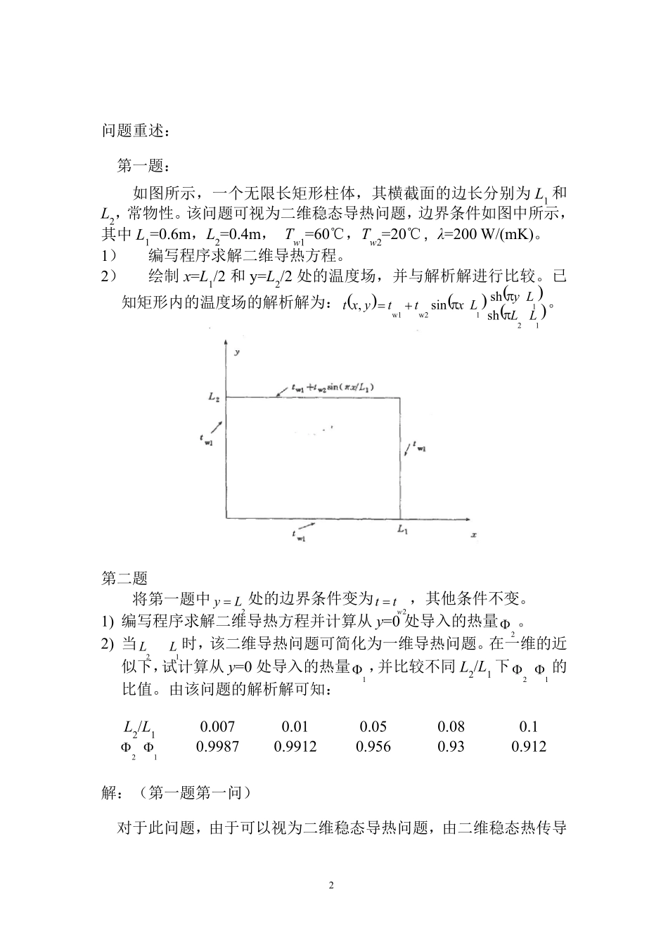 二维稳态导热问题的数值解法_第2页