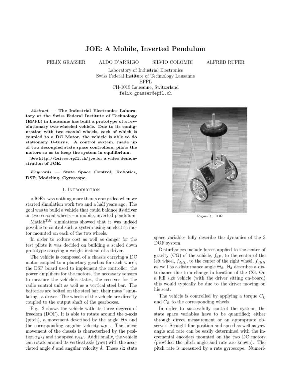 二轮小车倒立摆_第1页