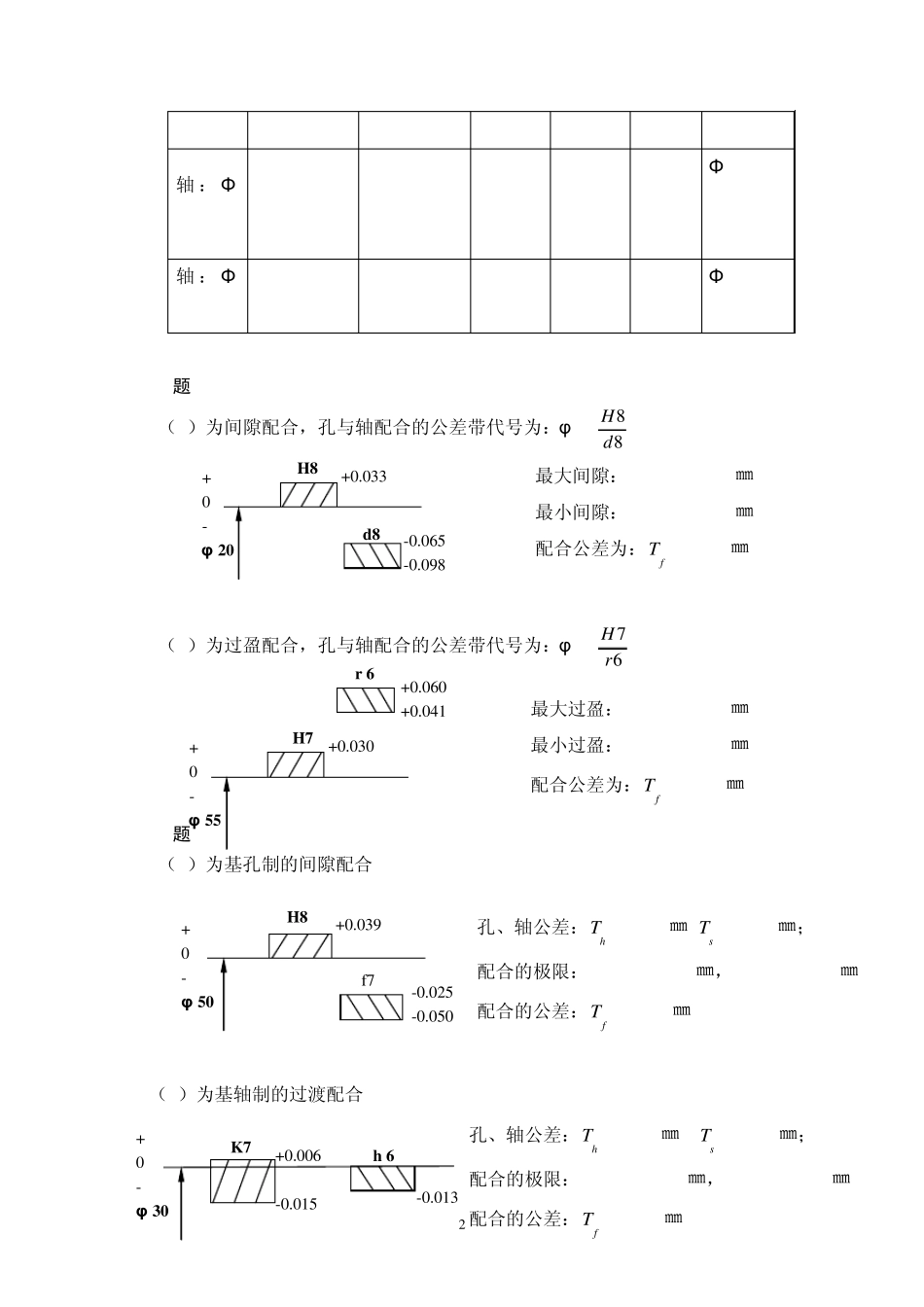 互换性与技术测量(第六版)课后习题部分答案_第2页