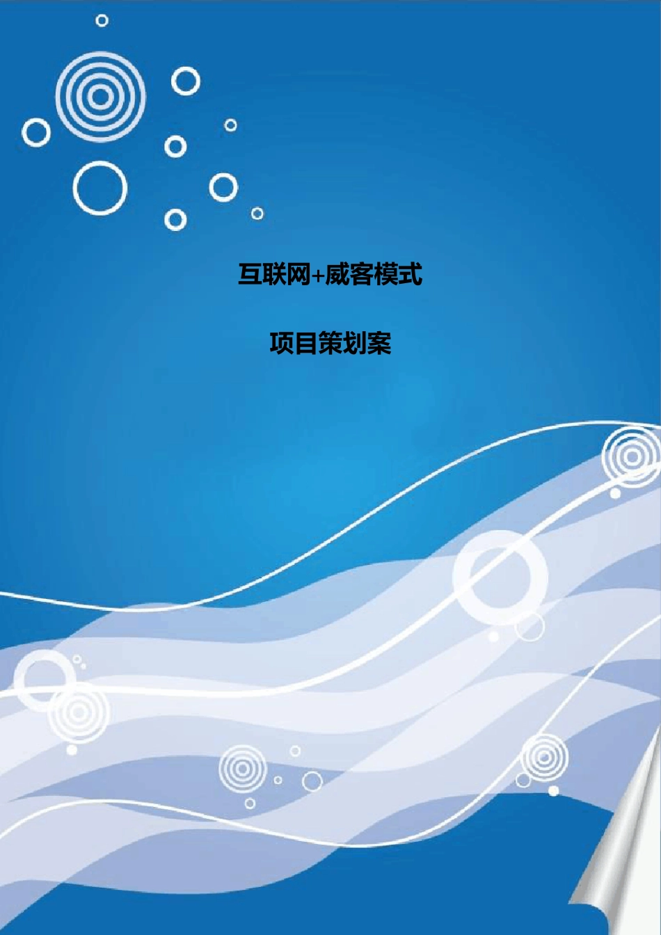 互联网+策划方案_第1页