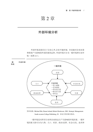 五力模型分析框架