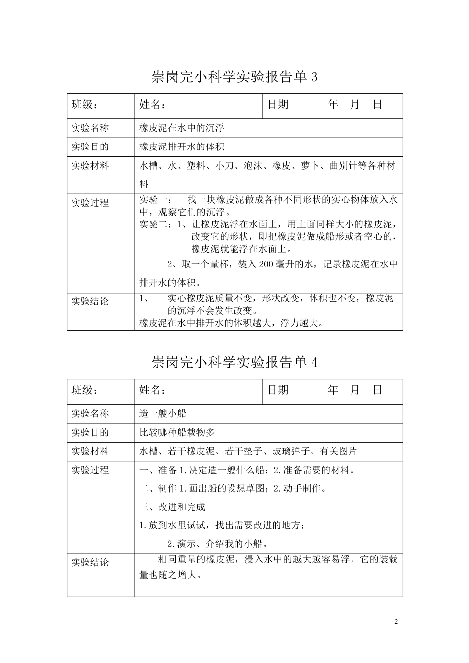 五年级下册科学实验报告_第2页