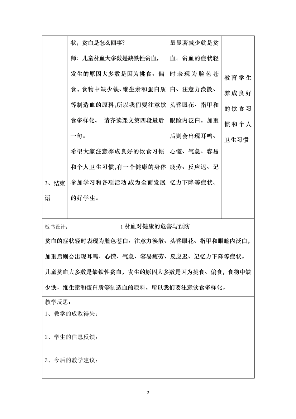 五年级卫生与健康教案下_第2页