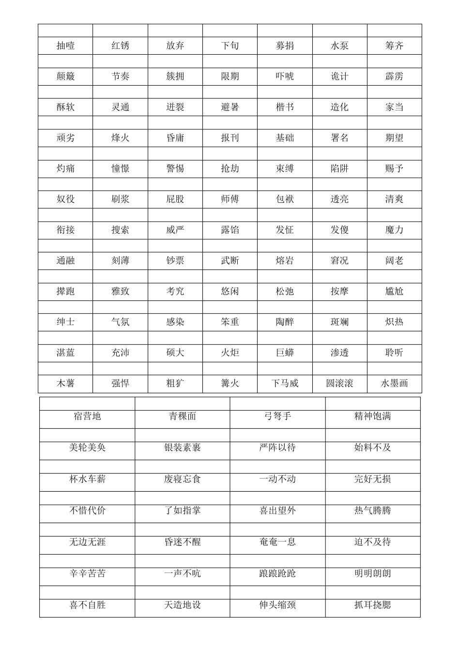 五年级语文下册总复习资料(字词部分)_第3页