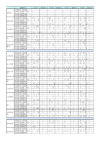 五星酒店薪酬调查报告(热)