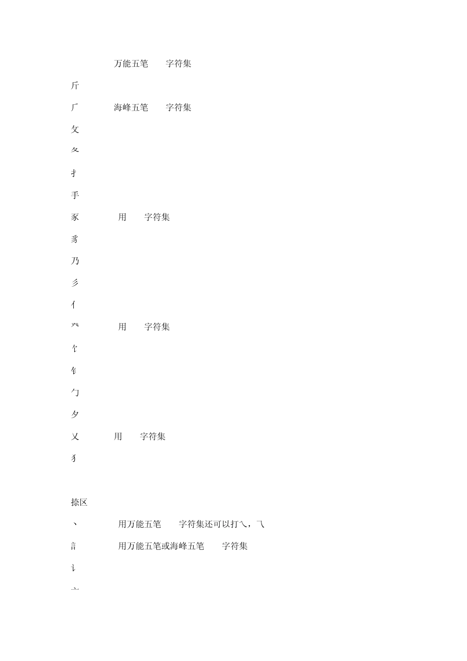 五笔偏旁部首拆分_第3页