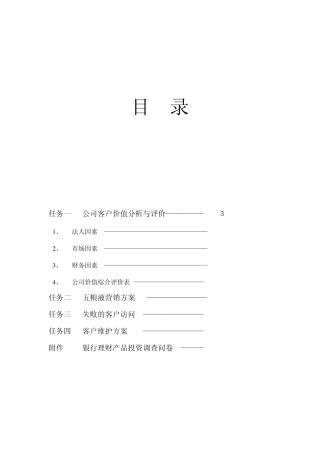 五粮液营销策划