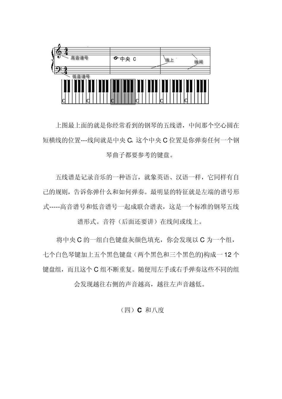 五线谱钢琴基础教程_第3页