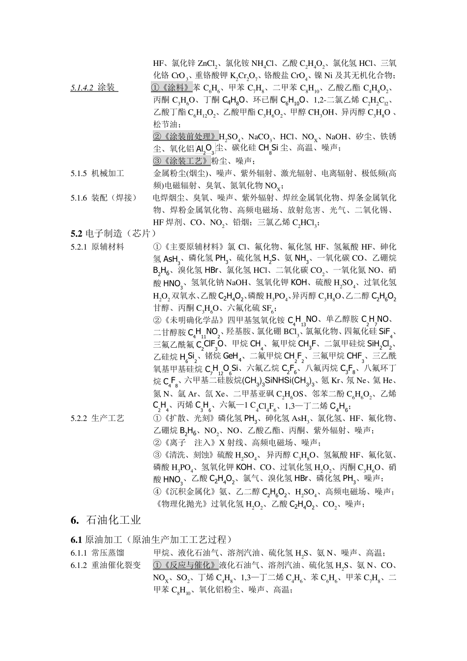 典型行业职业病危害因素总结_第3页