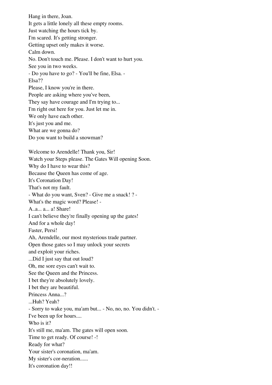 冰雪奇缘台词纯英文_第3页