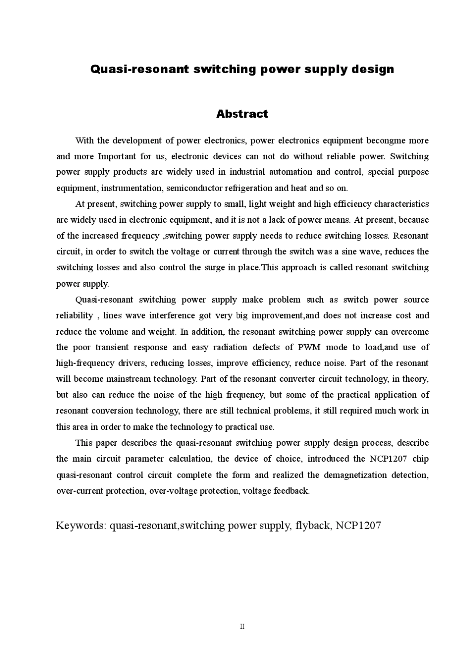 准谐振反激式电源原理(NCP1207P38)_第2页