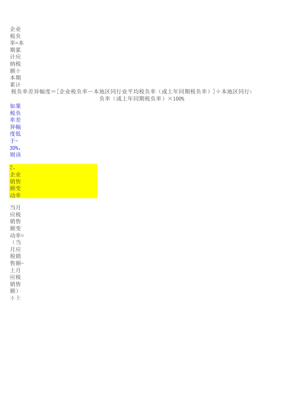 分行业增值税税负率和企业所得税应税所得率预警值_第3页