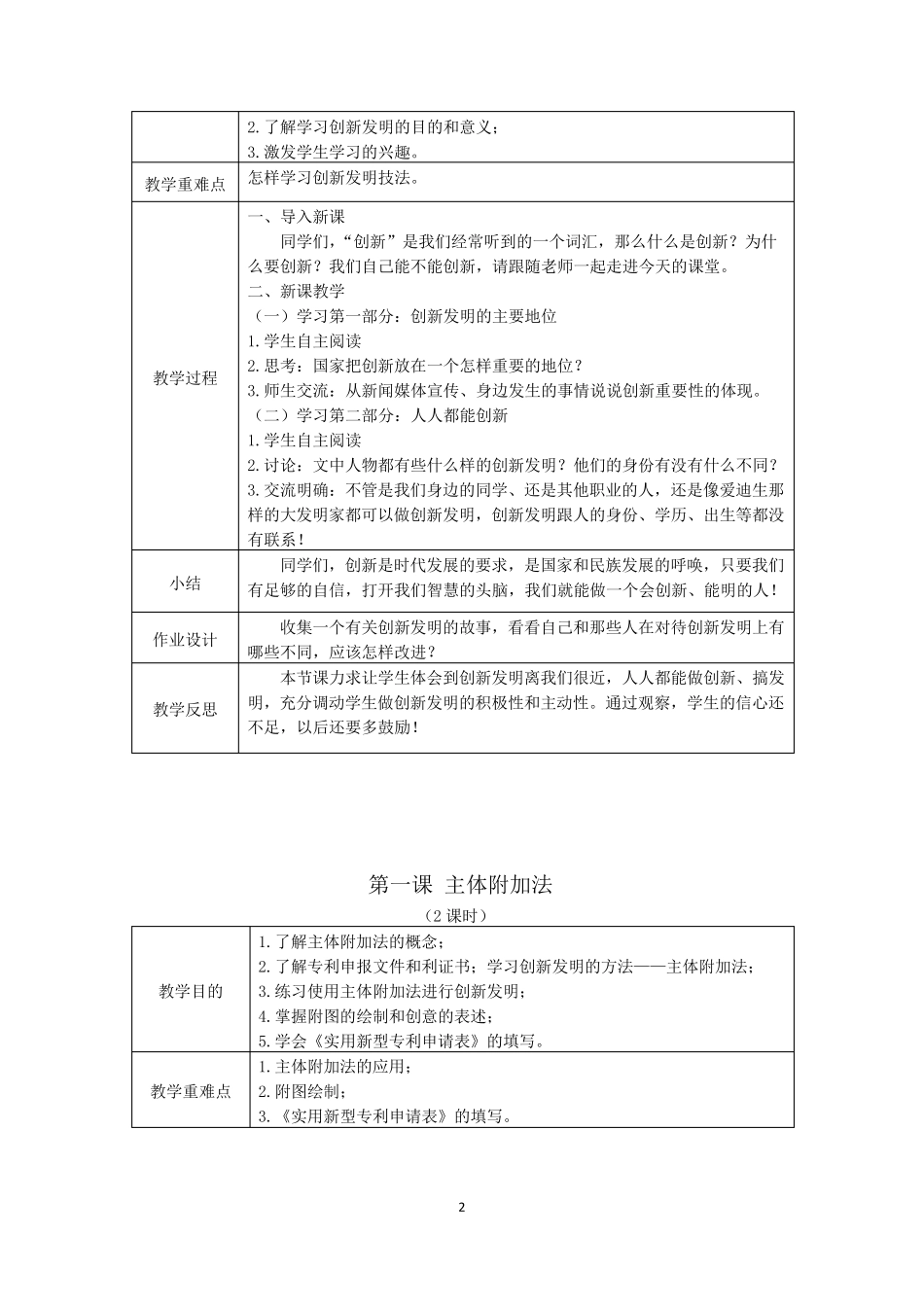 创新发明教学设计_第2页