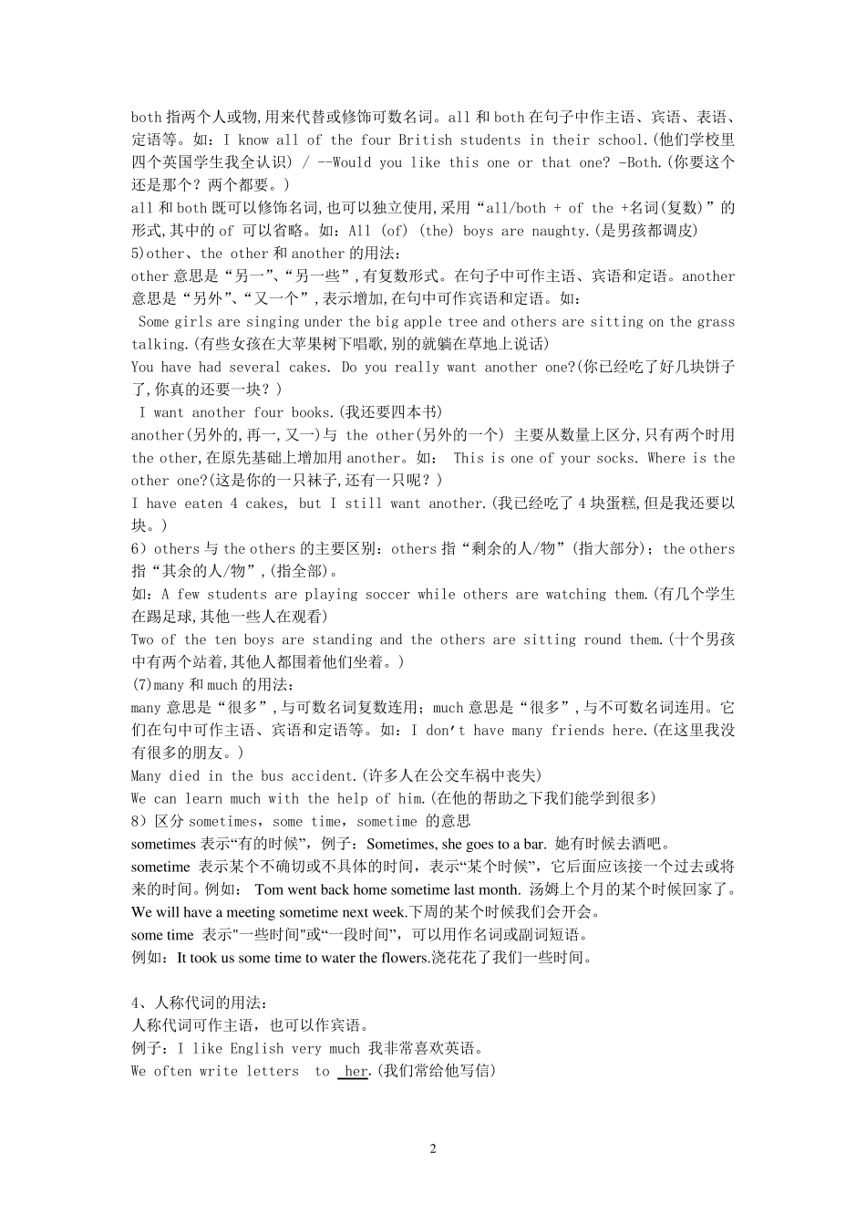 初一代词讲解_第2页