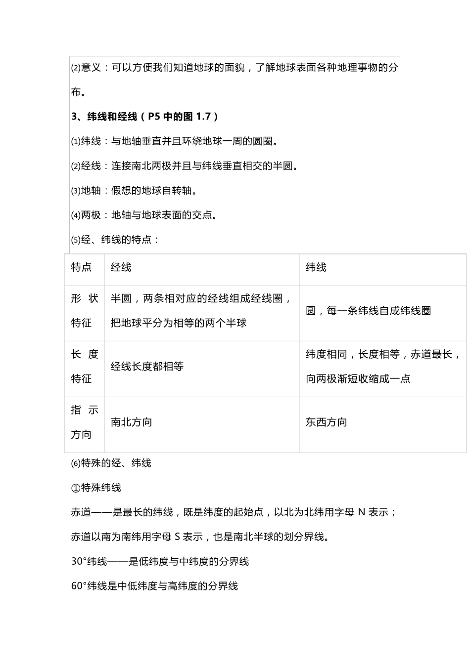 初一地理知识点梳理_第2页