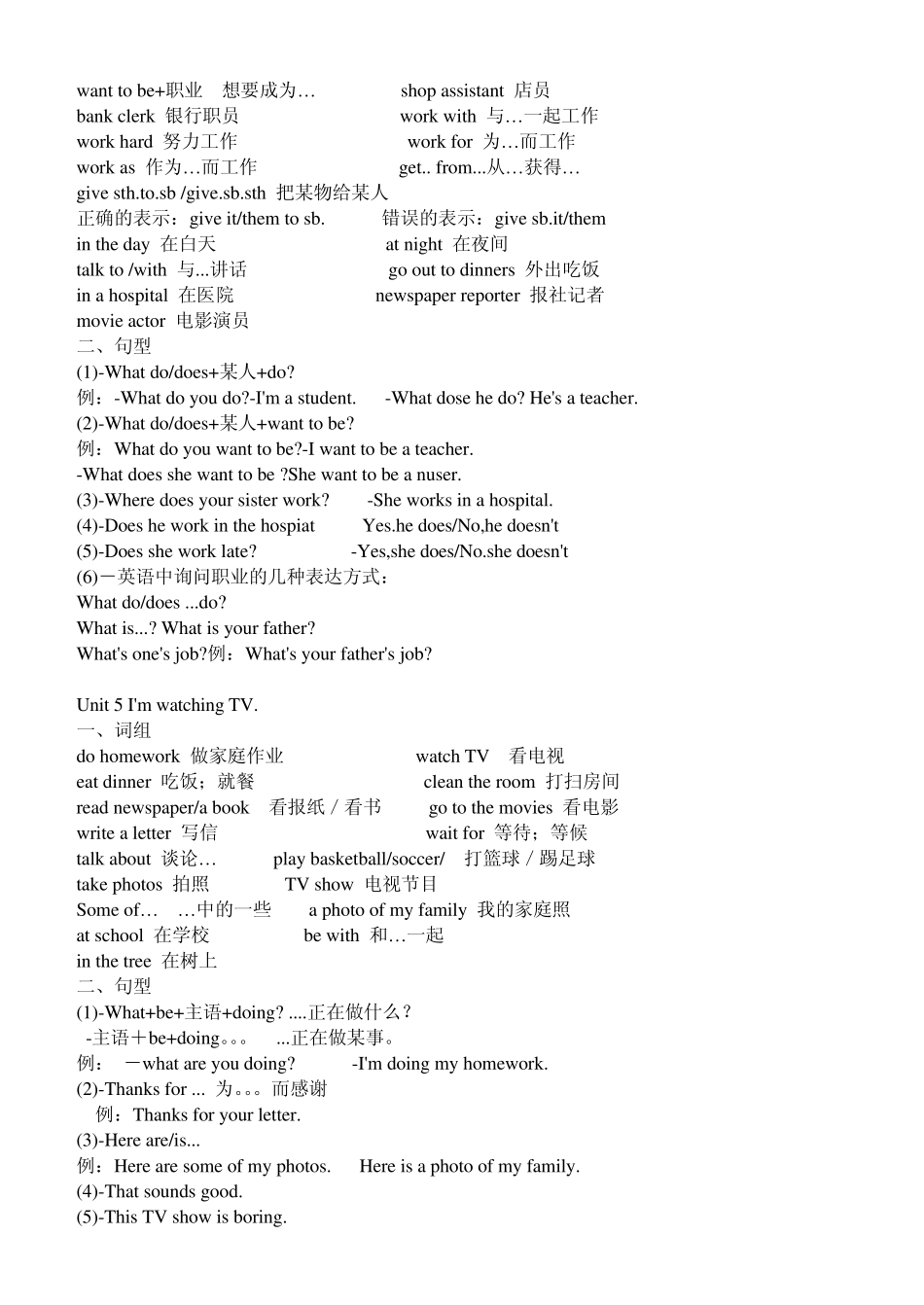 初一英语下册语法知识总汇_第3页