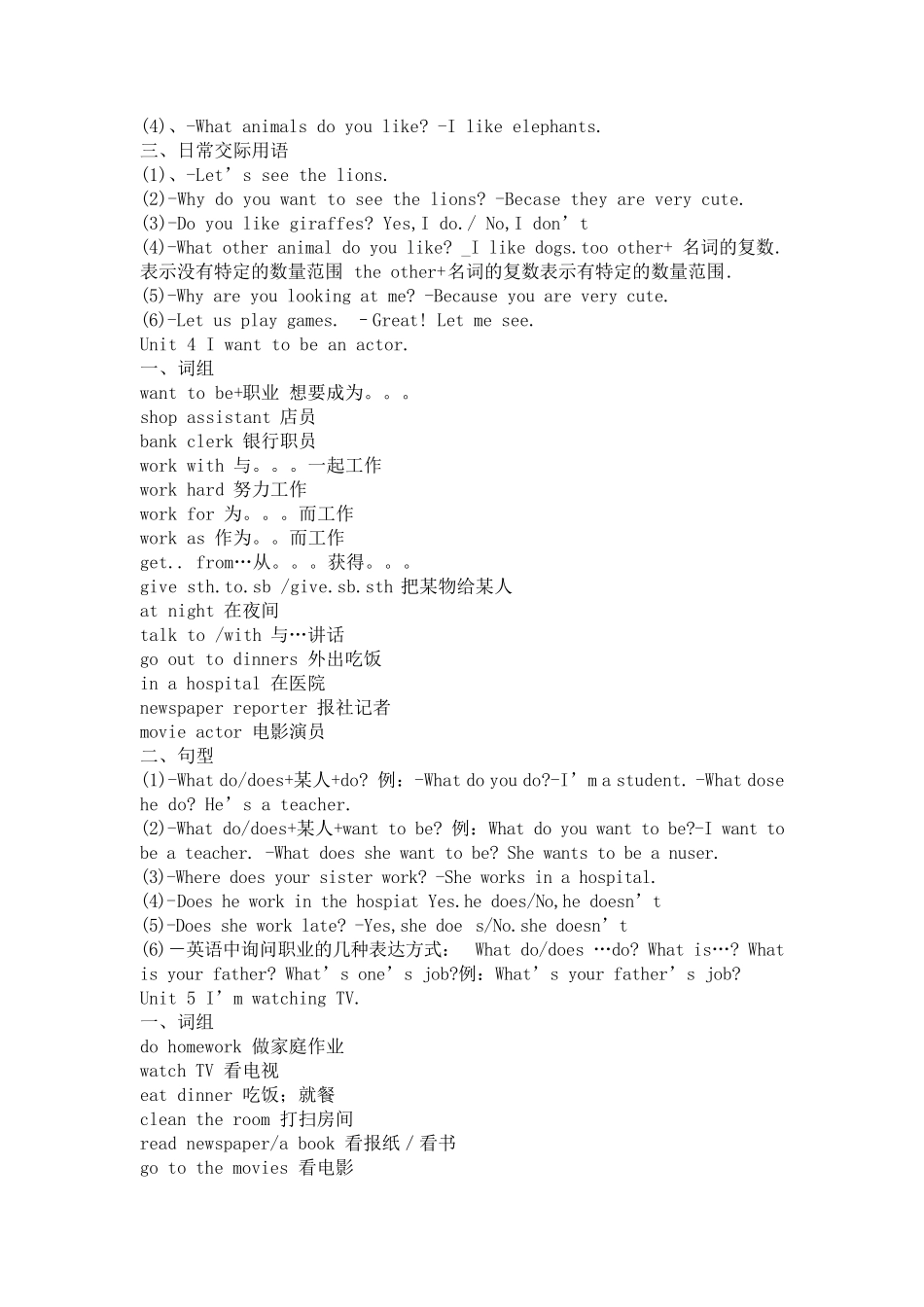 初一英语复习资料_第3页