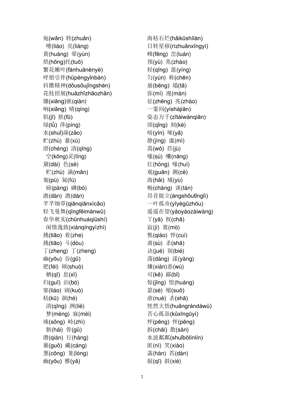 初一语文基础知识大全_第2页