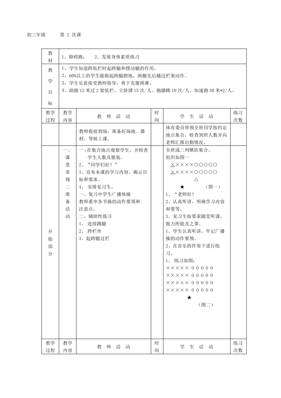 初三体育课教案全集_第1页