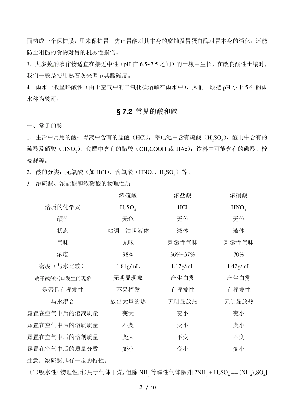 初三化学酸碱盐知识点(最全整理新版)_第3页