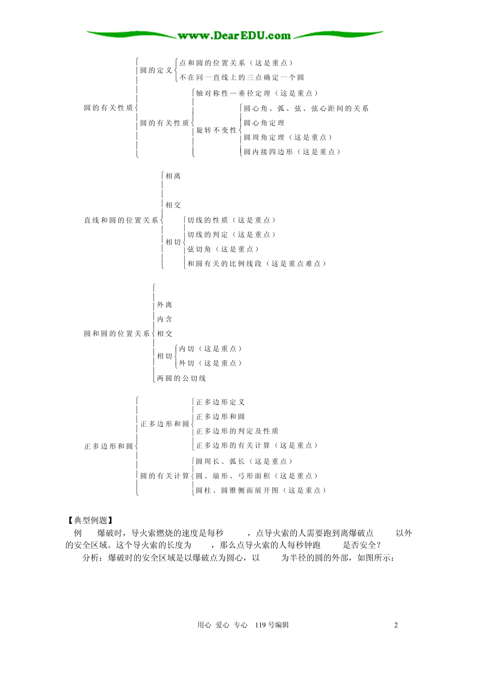 初三数学圆知识精讲_第2页