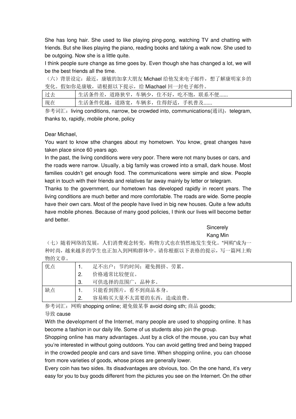 初三英语作文20篇_第2页