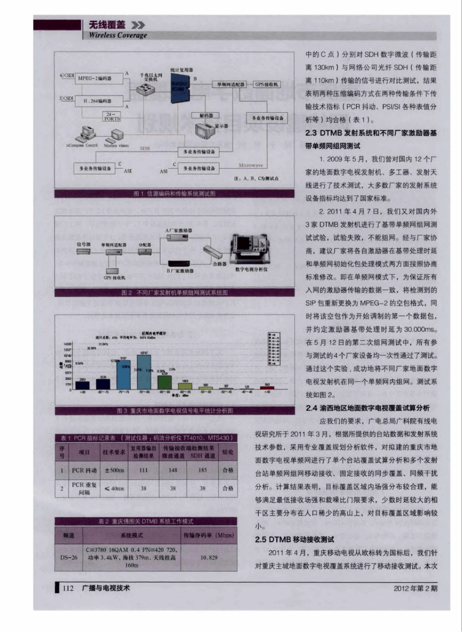 重庆市地面数字电视覆盖网络建设项目技术规划_第2页