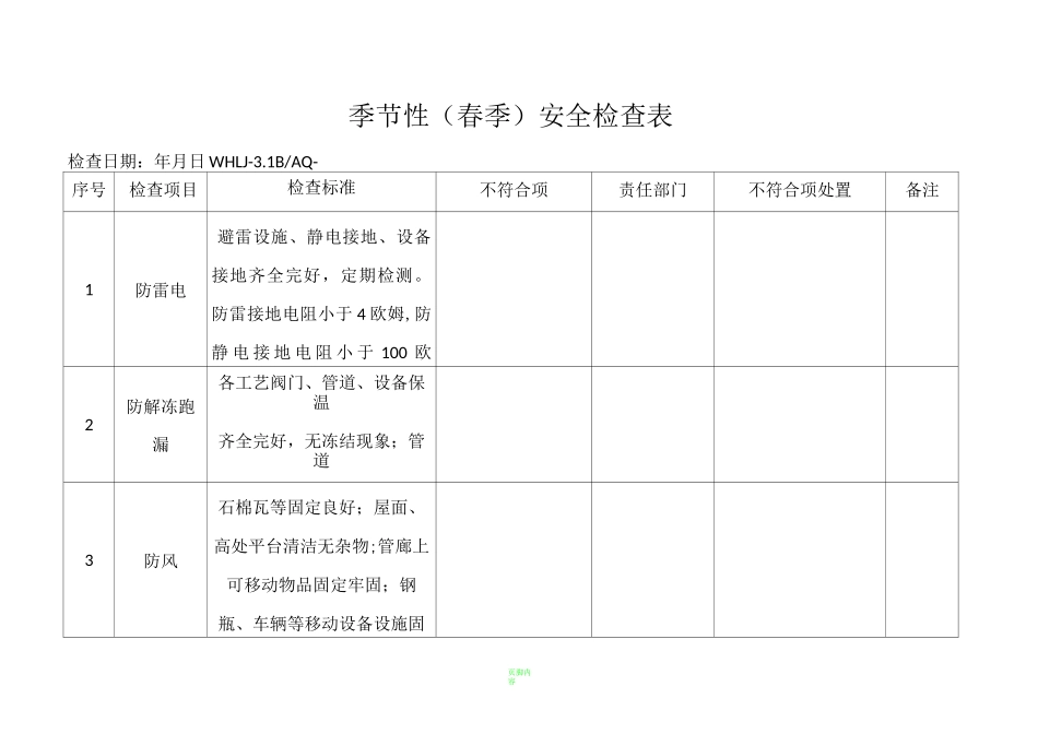 季节性检查表_第1页