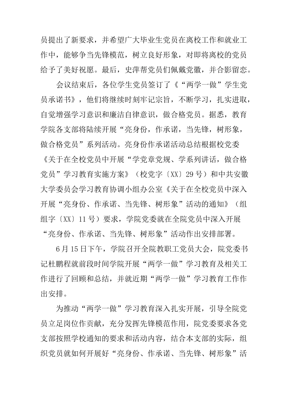 亮身份作承诺活动总结_第3页