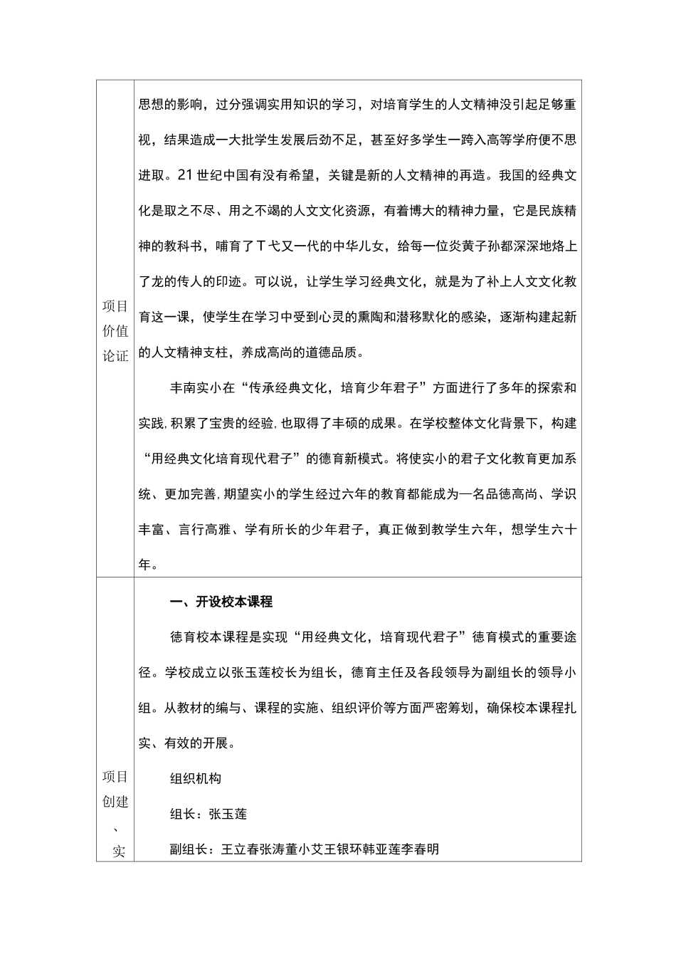 丰南区中小学德育特色项目申报书(实小西)_第2页