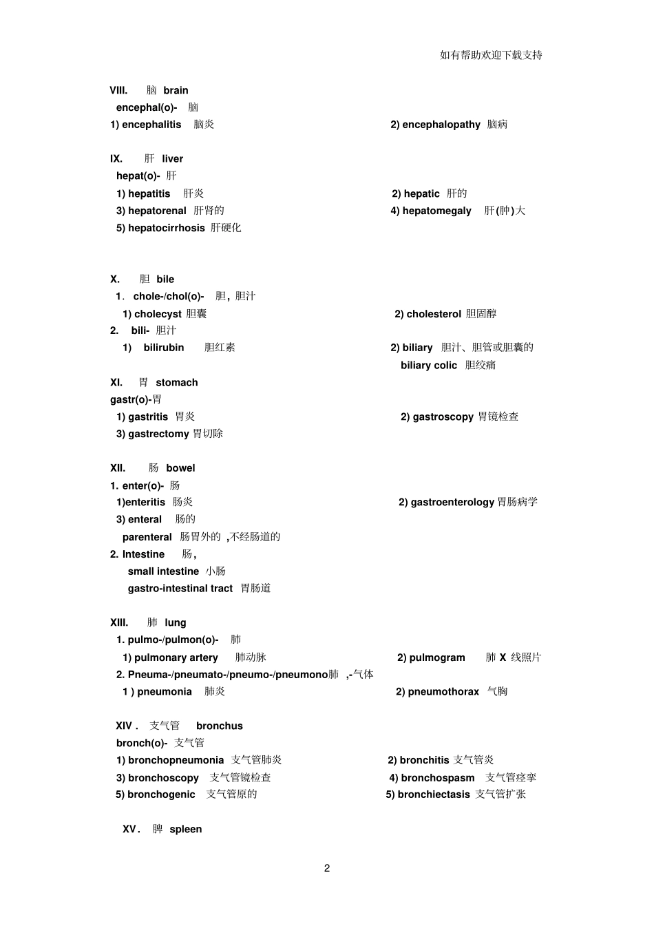 护理专业英语词汇摘要_第2页