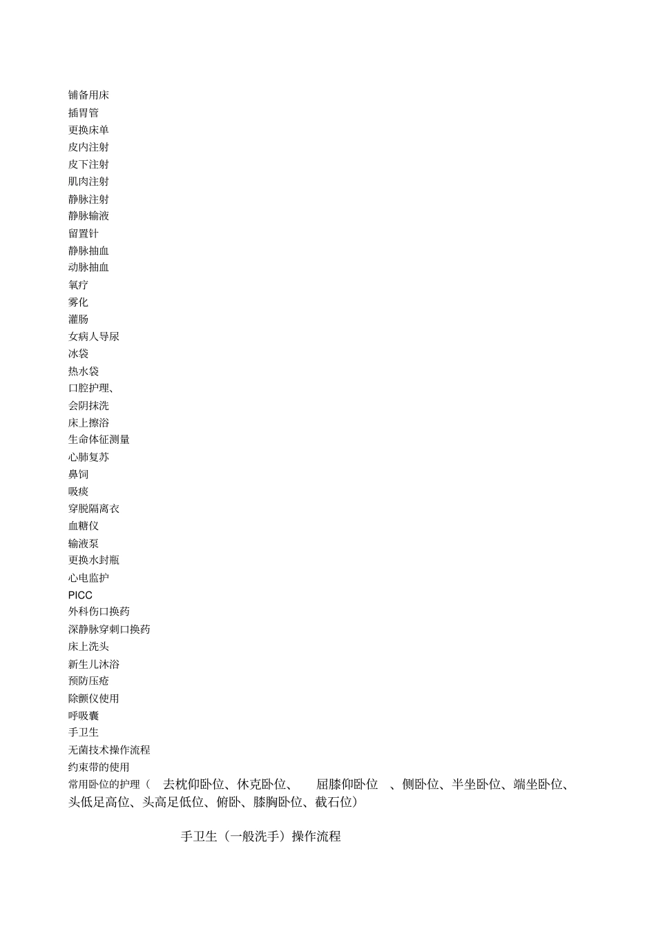 护理技术规范_第1页