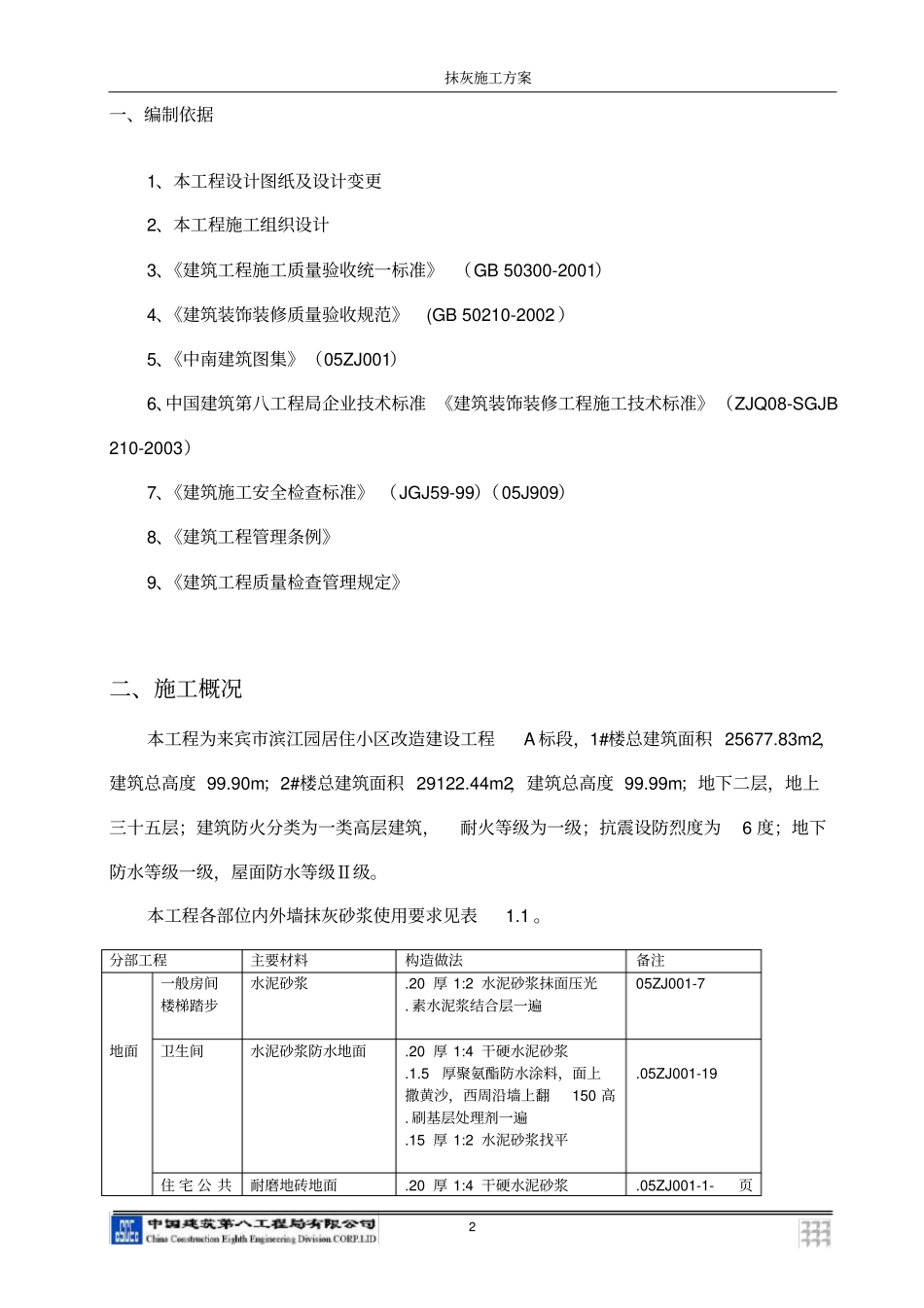 抹灰施工方案编写_第2页