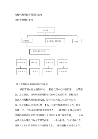 招标代理机构设置运作机制及流程