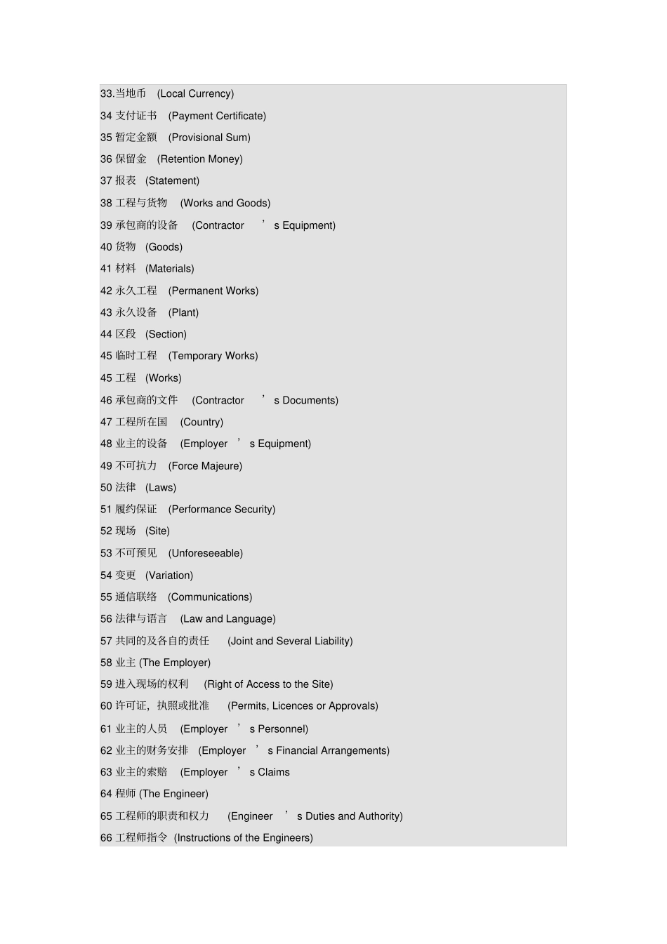 招标合同术语—中英对照_第2页