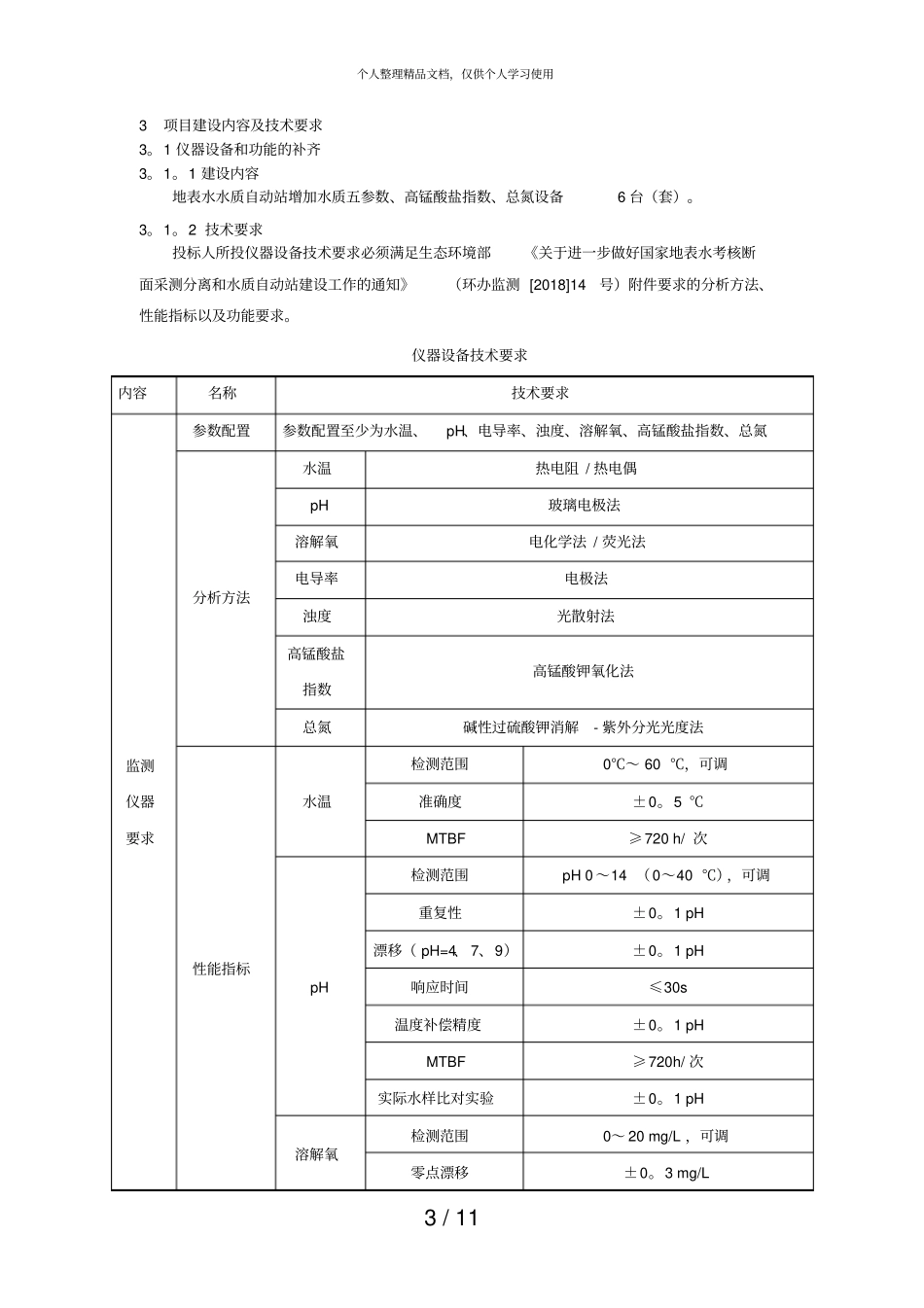招标项目采购需求_第3页