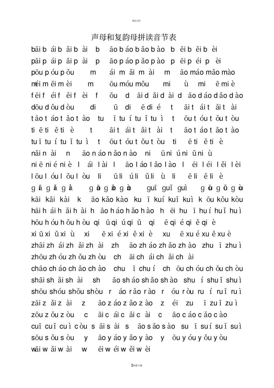 拼音知识大全_第3页
